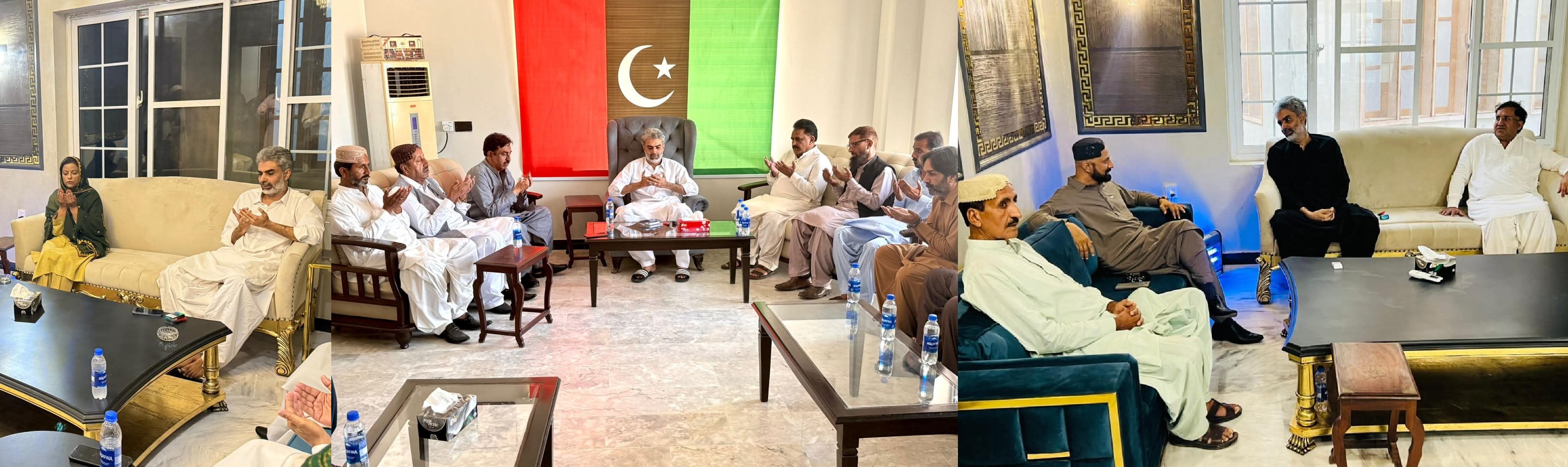 Condolence visits continue after demise of former MNA Roshan Jonejo