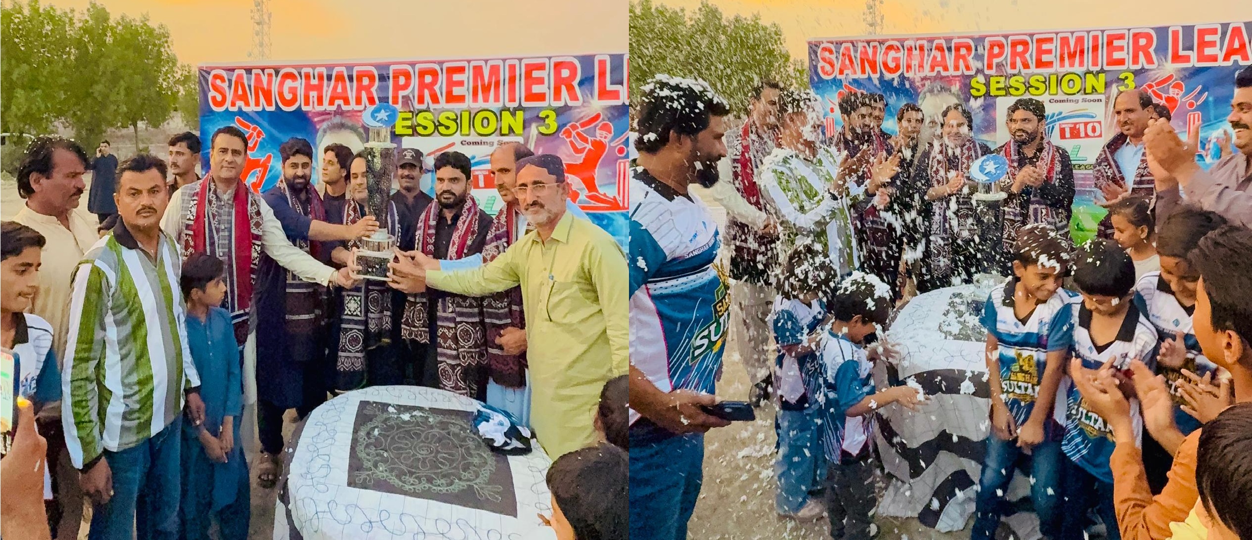 Sanghar Premier League Season 3 Opens with Colourful Ceremony at PCB Sorhiya Badshah Stadium