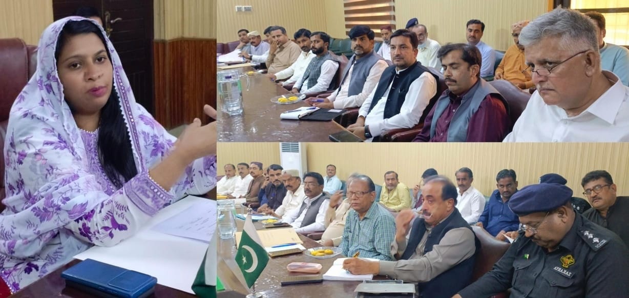 National Action Plan Coordination Meeting Held in Sanghar Under DC Sarah Javed’s Chairmanship