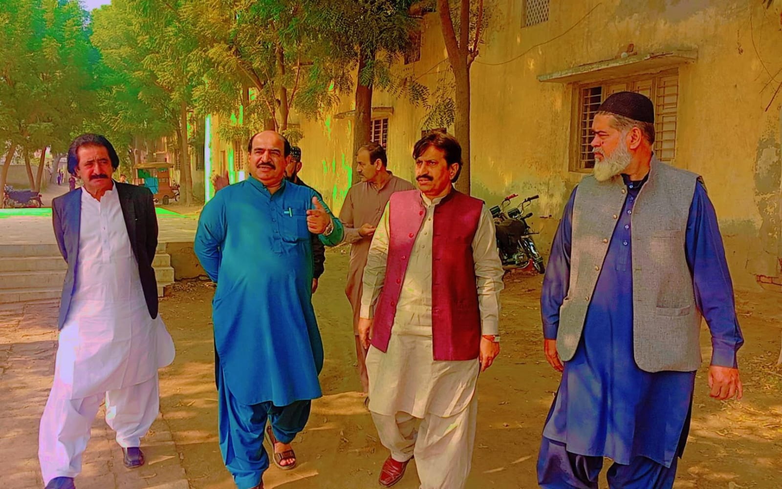 DEO Sanghar Visits Sir Syed Government Boys High School Tando Adam, Expresses Satisfaction Over Academic Standards