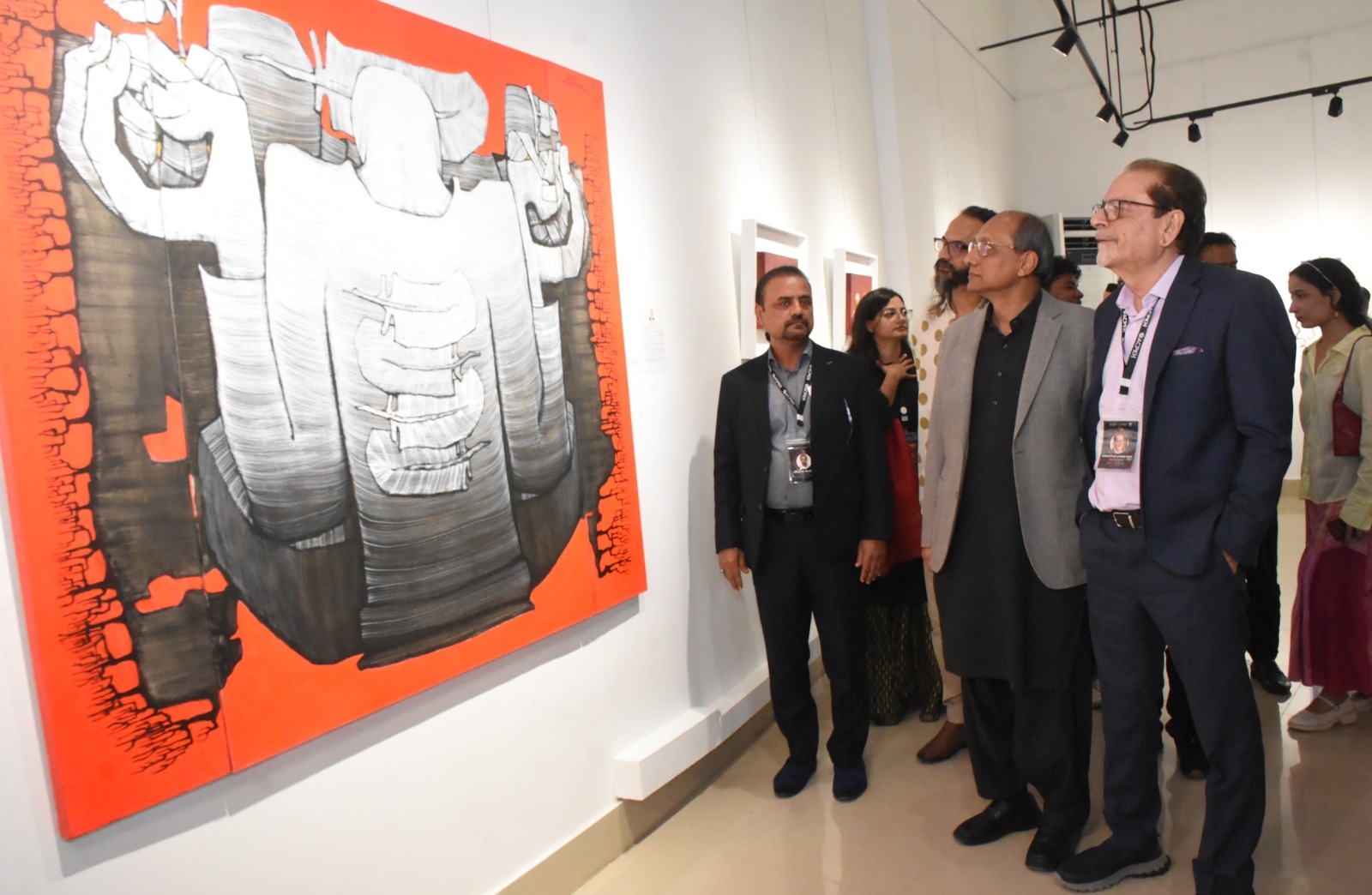 Sindh Minister Saeed Ghani and President ACP Muhammad Ahmed Shah Inaugurate International Art Showcase “Peace & Piece – Volume5.