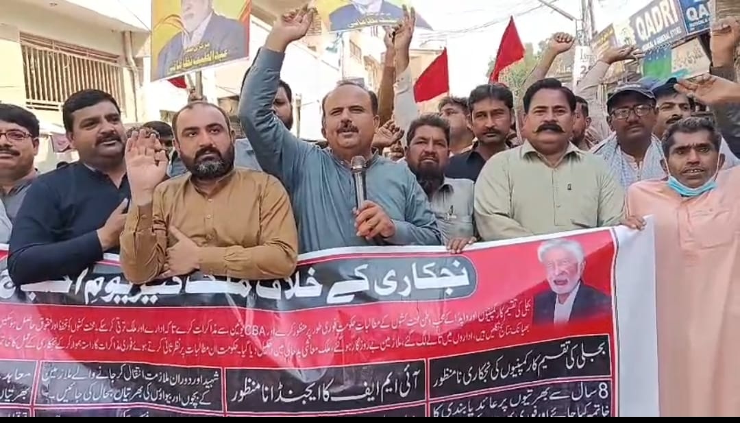Hydro-Electric Workers Union Stages “Pen-Down” Strike, Protest Rally Against Possible WAPDA Privatization