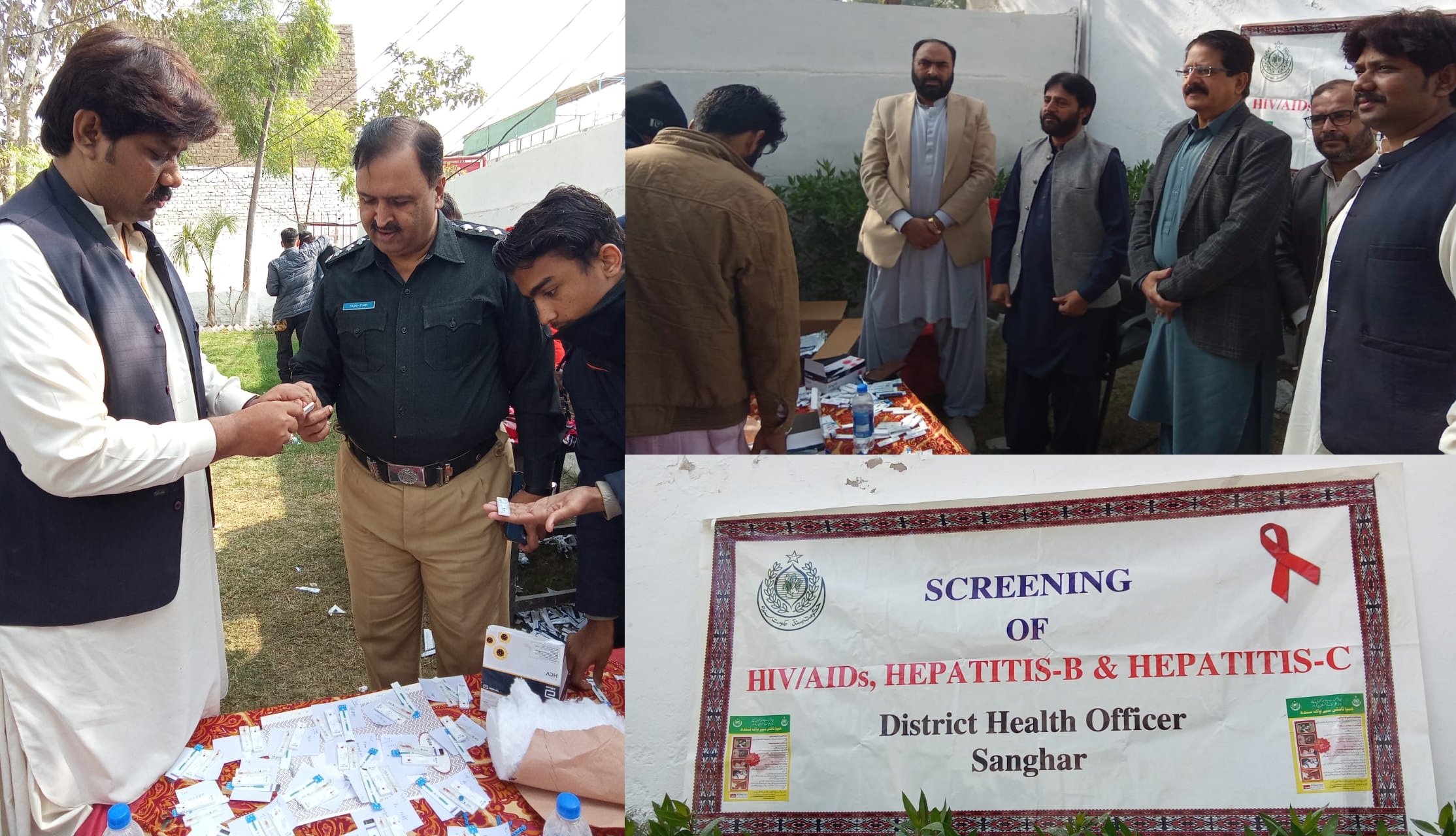 Hepatitis screening of police personnel continues in Sanghar