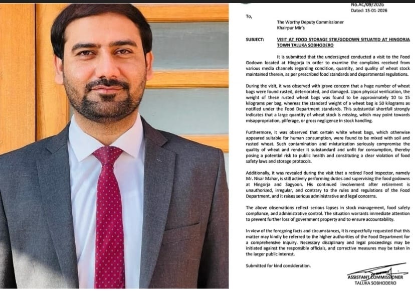 “Major Mismanagement at Hangorja Food Center: Thousands of Wheat Bags Spoiled, Officials Recommended for Legal Action