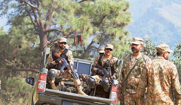 پشاور میں فورسز کی کارروائی میں 5 دہشت گرد مارے گئے، کیپٹن اور حوالدار شہید