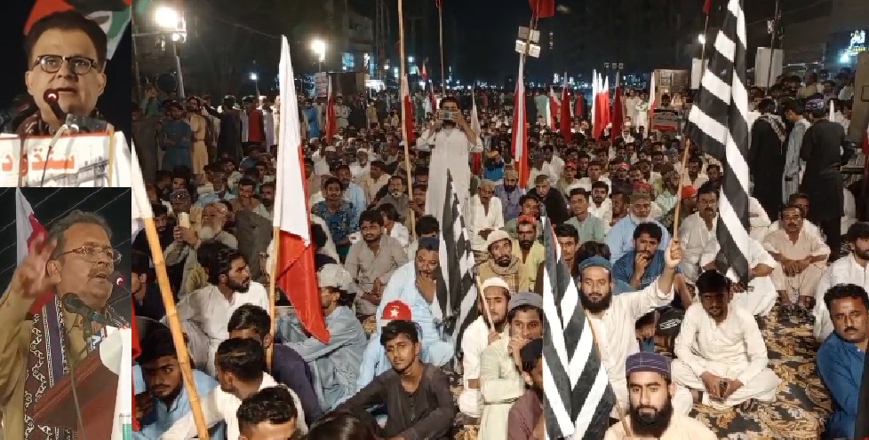 حيدرآباد ۾ درياهه بچايو ڪميٽي جو نون ڪئنالن خلاف جلسو، لکين ماڻهو شريڪ، نوان ڪئنال منصوبو رد