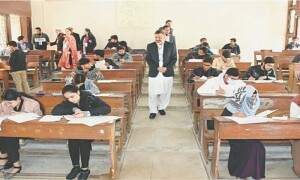 میٹرک امتحانات میں غفلت برتنے پر عملہ کے 22سپروائزری معطل