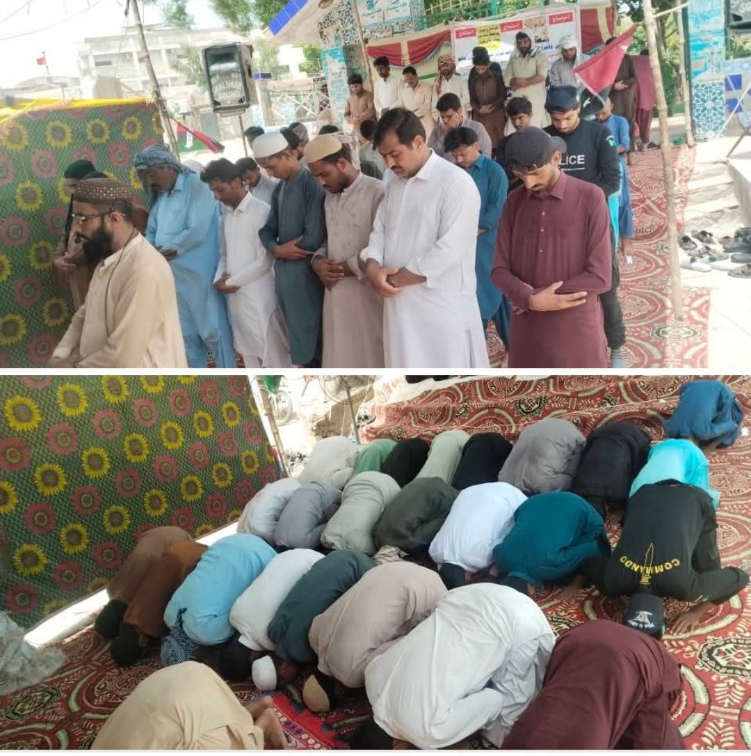 نوشهروفيروز ۾ ڳوٺ سهراب مري واسين جو نواب مري خلاف 15هين ڏينهن به احتجاج جاري