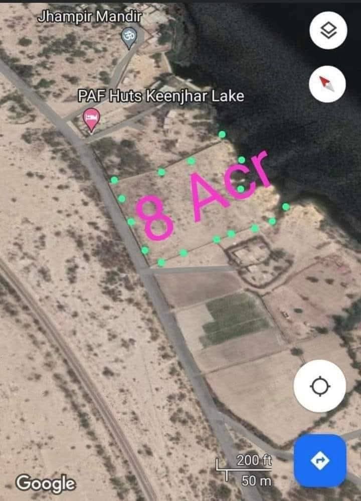 ٺٽو: ڪينجهر ڍنڍ جي ڪنارن تي مبينا طور غيرقانوني قبضا جاري, 8 ايڪڙ زمين ليز تي ٿيڻ جو انڪشاف
