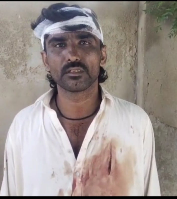 نوشهروفيروز ۾ نوجوان جو مبينا حملي خلاف احتجاجي مظاهرو
