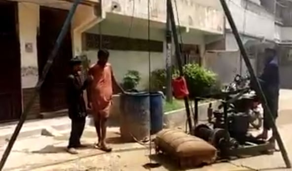 ملير: گلشن حديد ۾ جر لهي ويو، ڪيترائي بورنگ جا کوهه سُڪي ويا