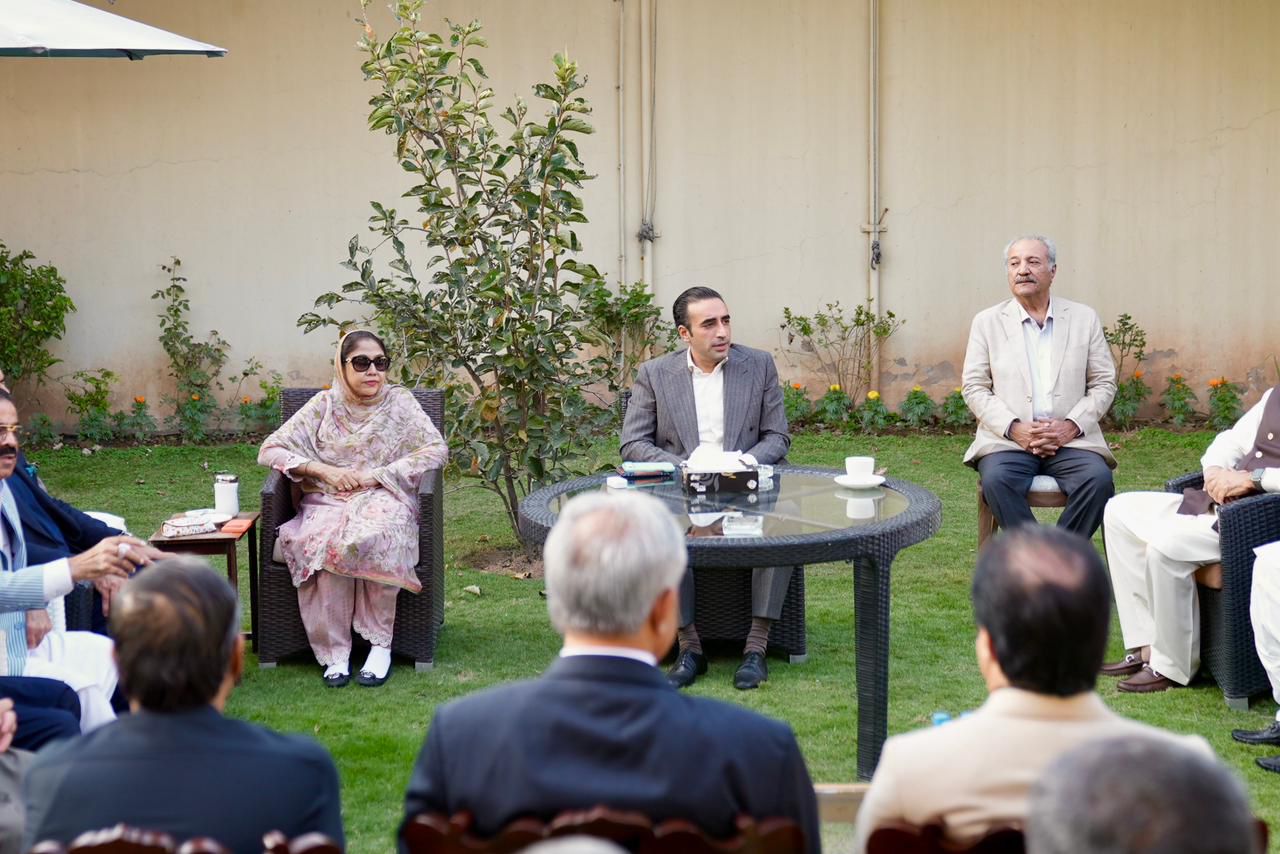 پاکستان پیپلزپارٹی کے چیئرمین بلاول بھٹو زرداری کی سربراہی میں پیپلزپارٹی آزاد جموں و کشمیر کی پارلیمانی پارٹی کا اجلاس