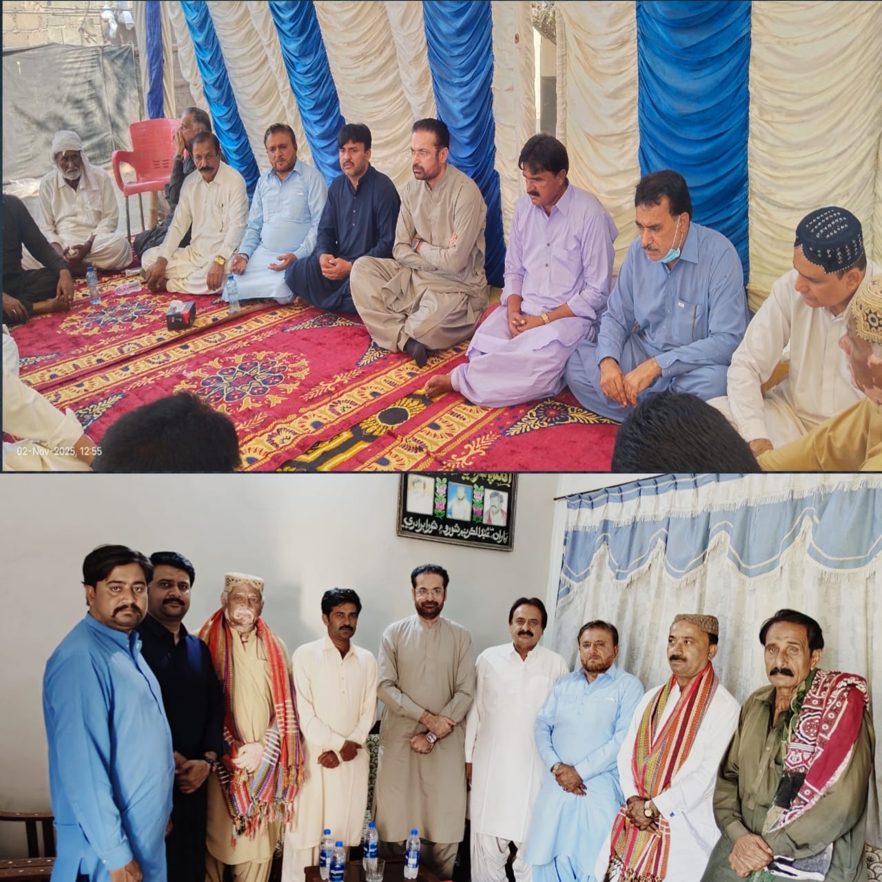 ايم پي اي ڊاڪٽر سڪندر شورو جي مير دوست سرڪي جي وارثن سان تعزيت