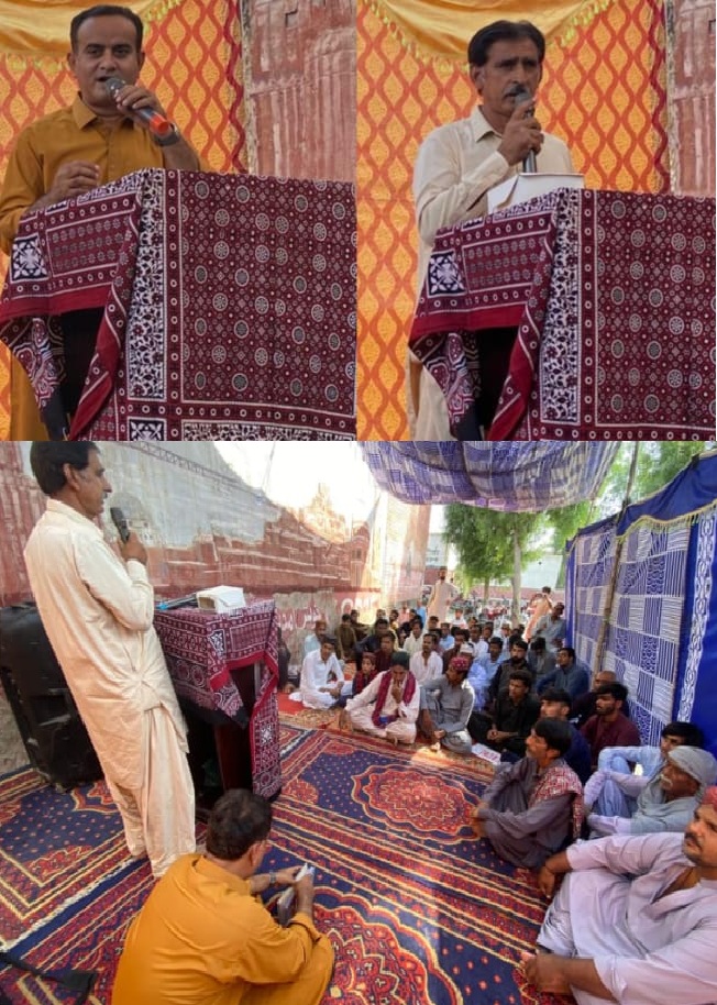 ڏوڪري ۾ سنڌي ڪلچر جي ارتقا ۽ سنڌي سماج جي عنوان هيٺ ليڪچر پروگرام منعقد