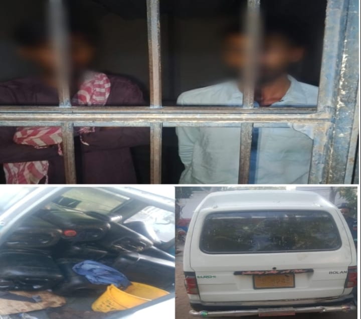 بن قاسم پوليس جي ڪارروائي، ڪُڪنگ آئل چوري جي ڪوشش ناڪام، 2جوابدار گرفتار