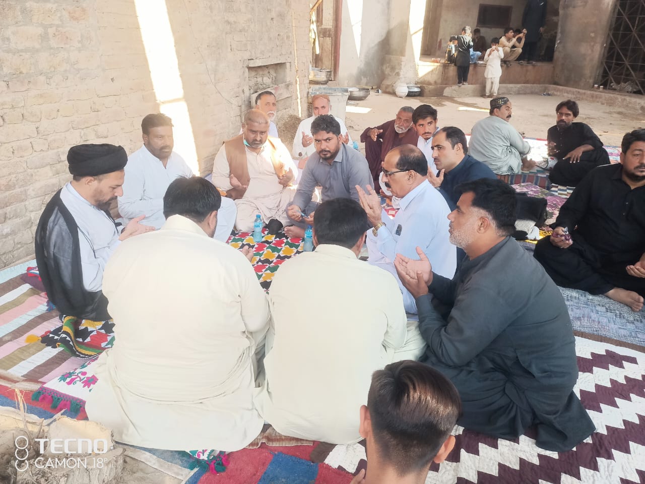 شيعا علماءِ ڪائونسل لاڙڪاڻي جي ضلعي صدر سان تعزيت جاري