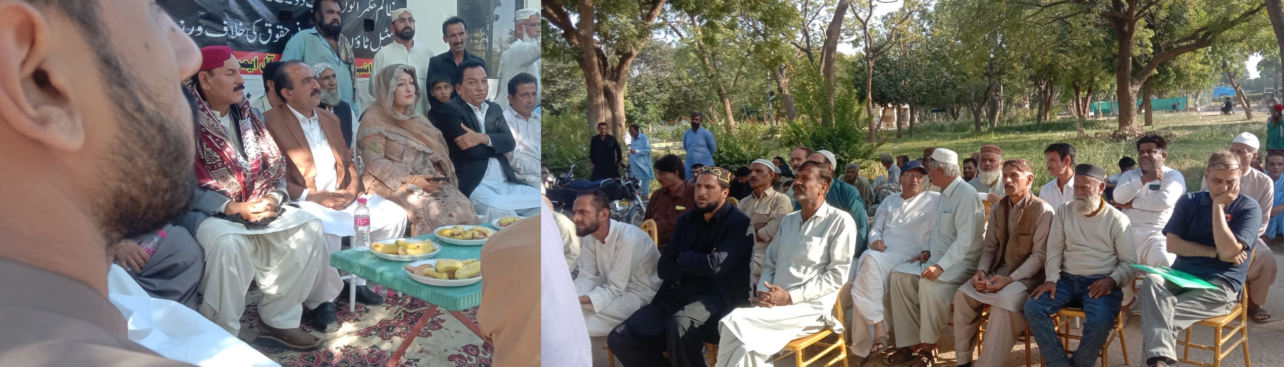 اسٽيل ٽائون ۽ گلشن حديد ۾ پاڻي، بجلي، گئس ۽ ٻين سهولتن جي کوٽ خلاف ڌرڻو جاري