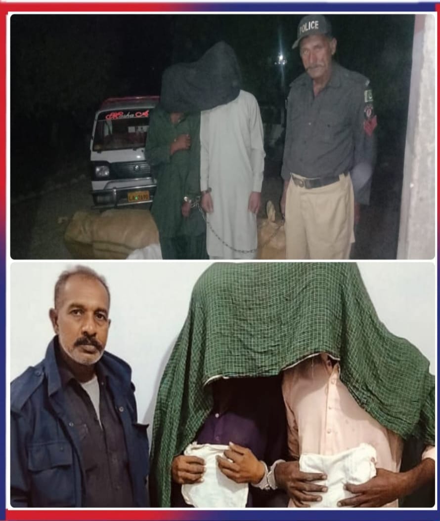 ٺٽو پوليس جي منشيات فروشن خلاف ڪارروائي، 4 ڄڻا گرفتار