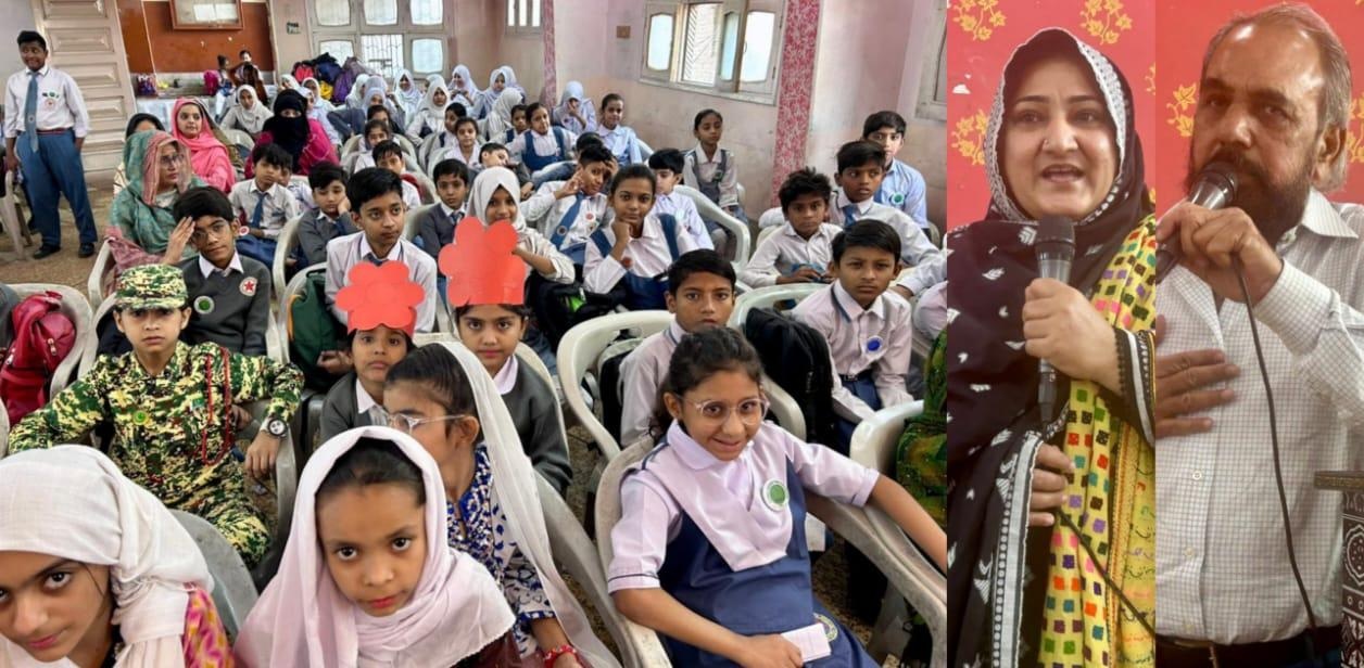 سلاوٹ جماعت ایسوسی ایشن کی جانب سے روشن تاراہائی اسکول سلاوٹ پاڑہ حیدرآباد میں بچوں کے عالمی دن کے حوالے سے پروگرام منعق