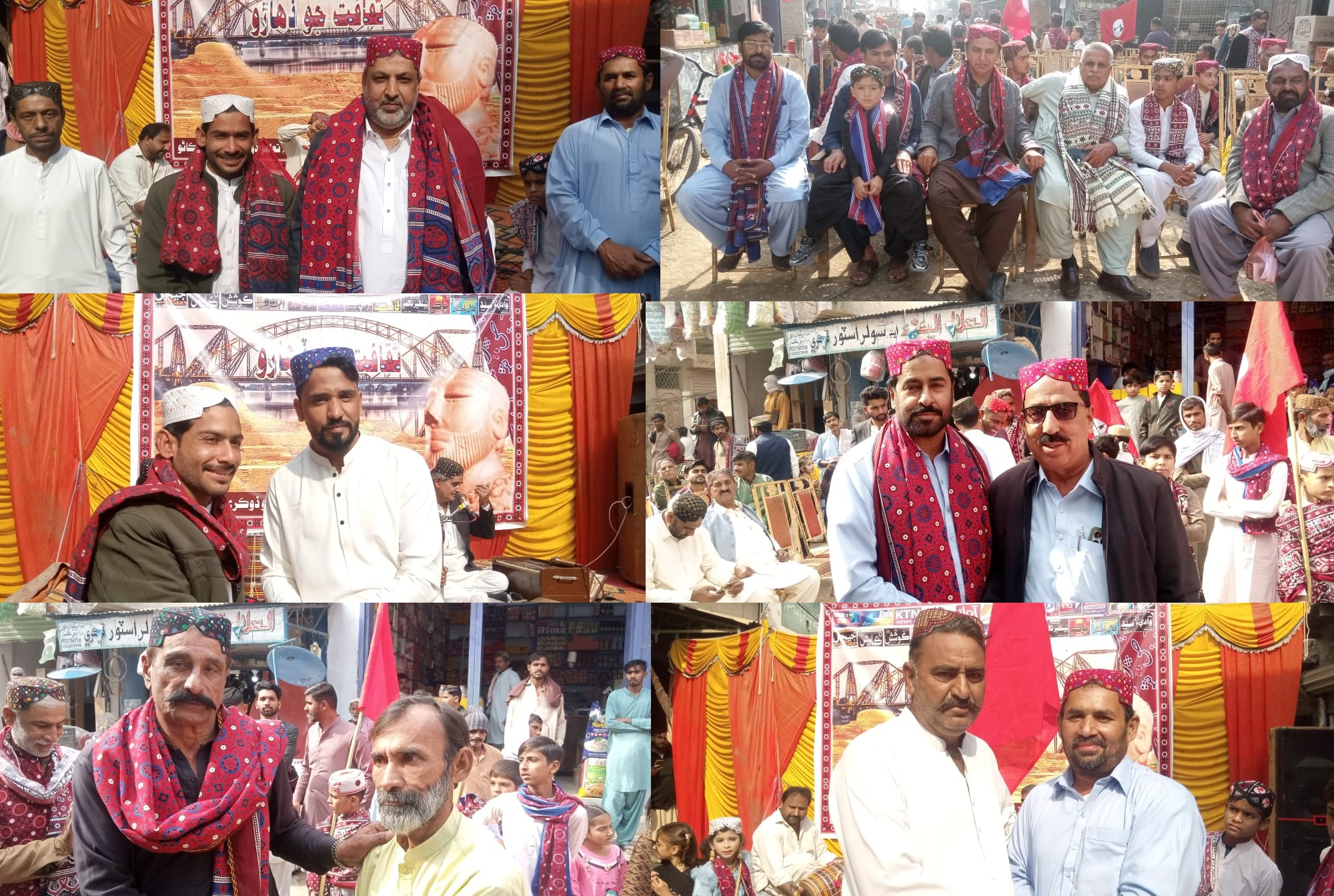 ڏوڪري ۾ به ايڪتا ڏهاڙو شاندار نموني ملهايو ويو، ريليون ۽ تقريبون منعقد