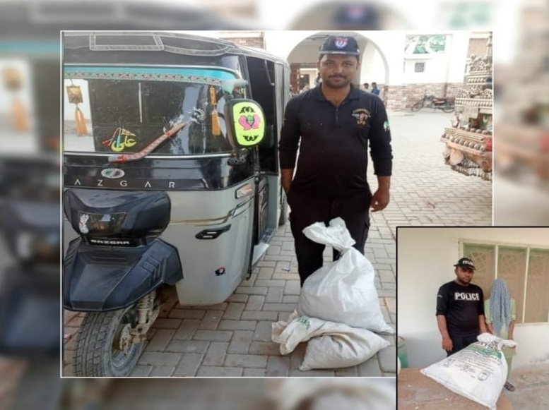 سجاول پوليس جون منشيات فروشن خلاف ڪارروائيون تيز، هڪ ڄڻو گرفتار