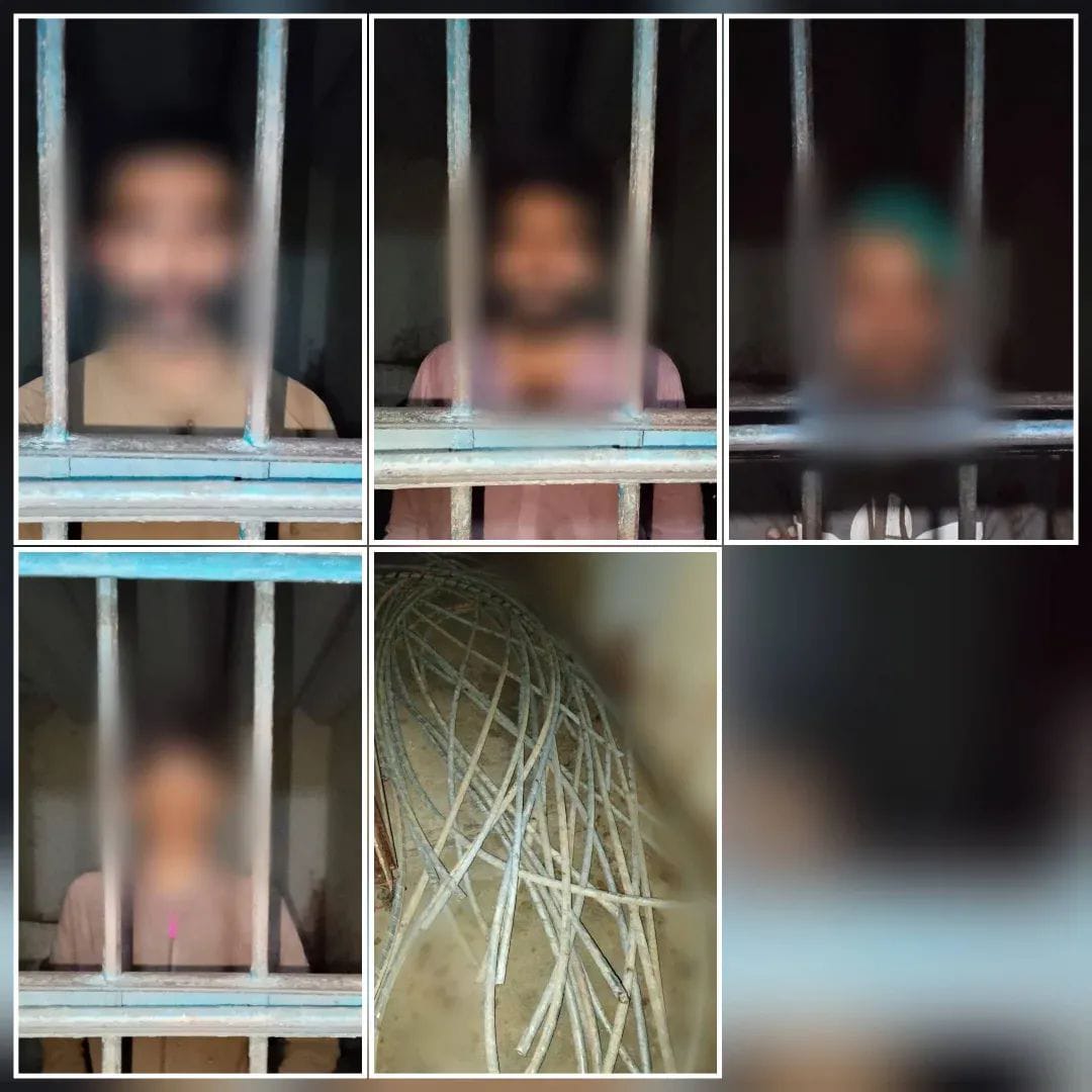 بن قاسم پوليس جي ڪارروائي، اسٽيل مل مان لوه، ٽامو ۽ قيمتي سامان چوري ڪندڙ ٽولو  گرفتار