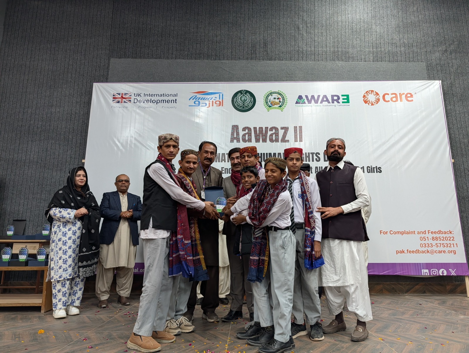 عمرڪوٽ ۾ اويئر ۽ سنڌ زرعي يونيورسٽي سب ڪيمپس جي گڏيل تقريب