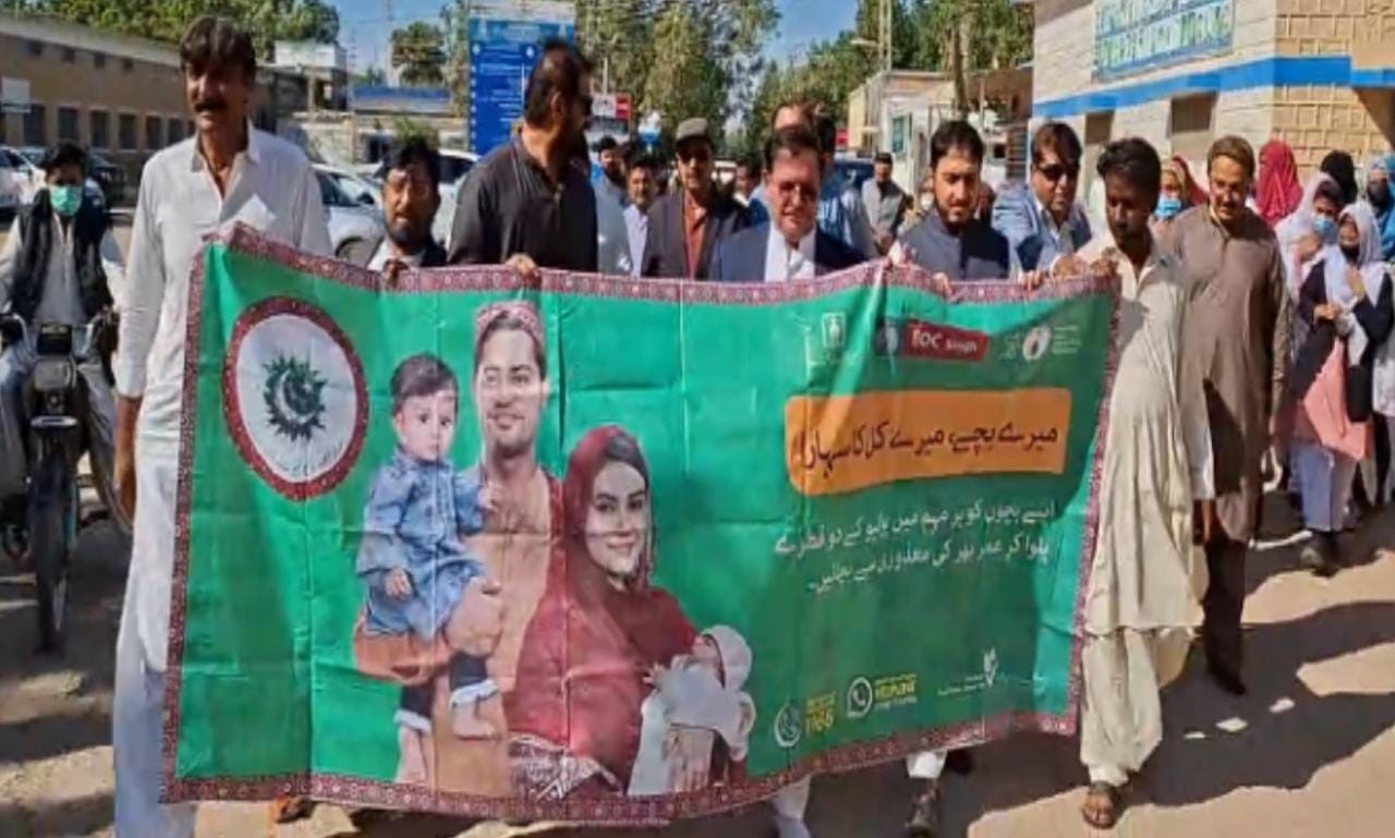 ڊپٽي ڪمشنر ٺٽو منور عباس سومرو پاران پوليو مهم جو باقاعده آغاز