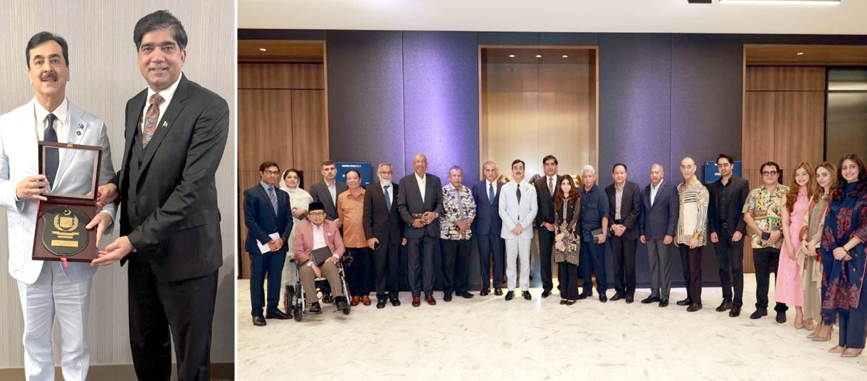 چیئرمین سینیٹ یوسف رضا گیلانی سرکاری دورے پر ملائیشیا پہنچ گئے