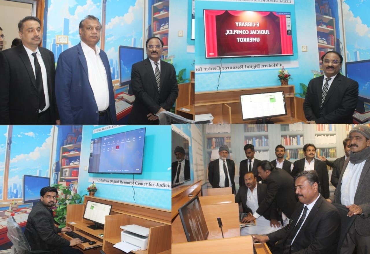 ڊسٽرڪٽ اينڊ سيشن جج عمرڪوٽ پاران ترقياتي منصوبن بابت آگاهي