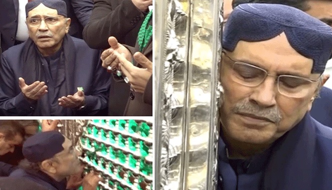 صدر آصف علی زرداری کی بغداد میں اماموں کے روضوں پر حاضری