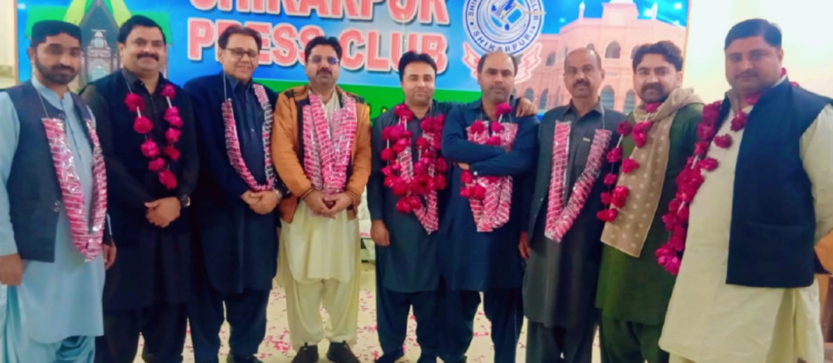 شڪارپور پريس ڪلب جي چونڊ، عبدالسلام انڙ صدر چونڊجي ويو