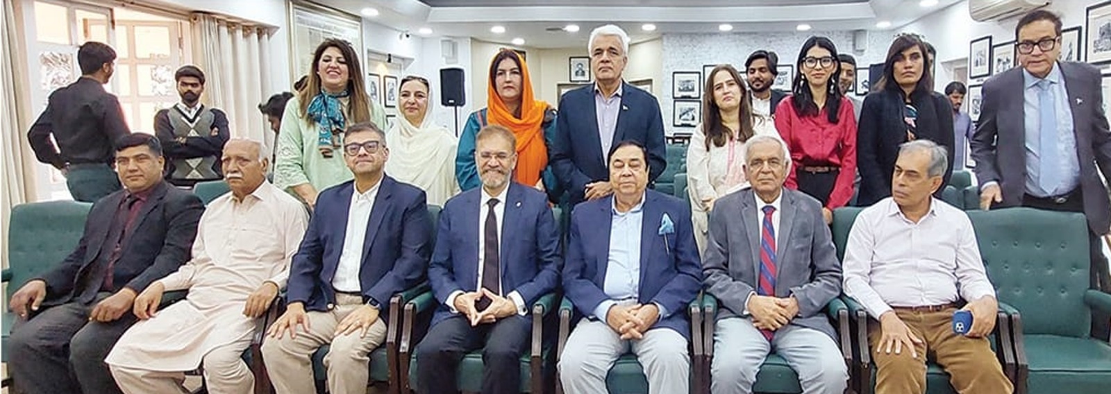 قائدِاعظم محمد علی جناح کی 149ویں یومِ پیدائش کے موقع پر ایف پی سی سی آئی پبلک ریلیشن اینڈ کمیونیکیشن کمیٹی کے زیرِ اہتمام تقریب