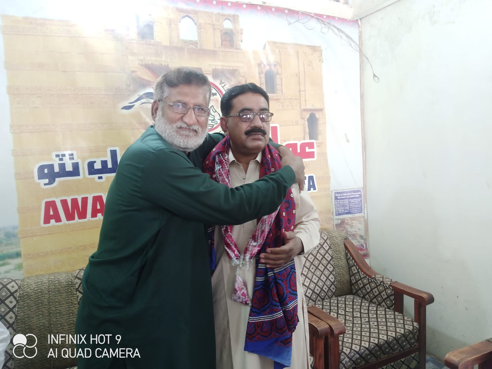 عوامي پريس ڪلب ٺٽو جي نون عهديدارن کي مبارڪن جو سلسلو جاري