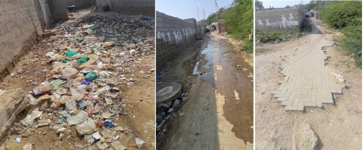 ملير: چشما  ڳوٺ يوسي 9 ۾ ترقياتي ڪمن جا واعدا پورا نه ٿيا، علائقي واسين جو احتجاج