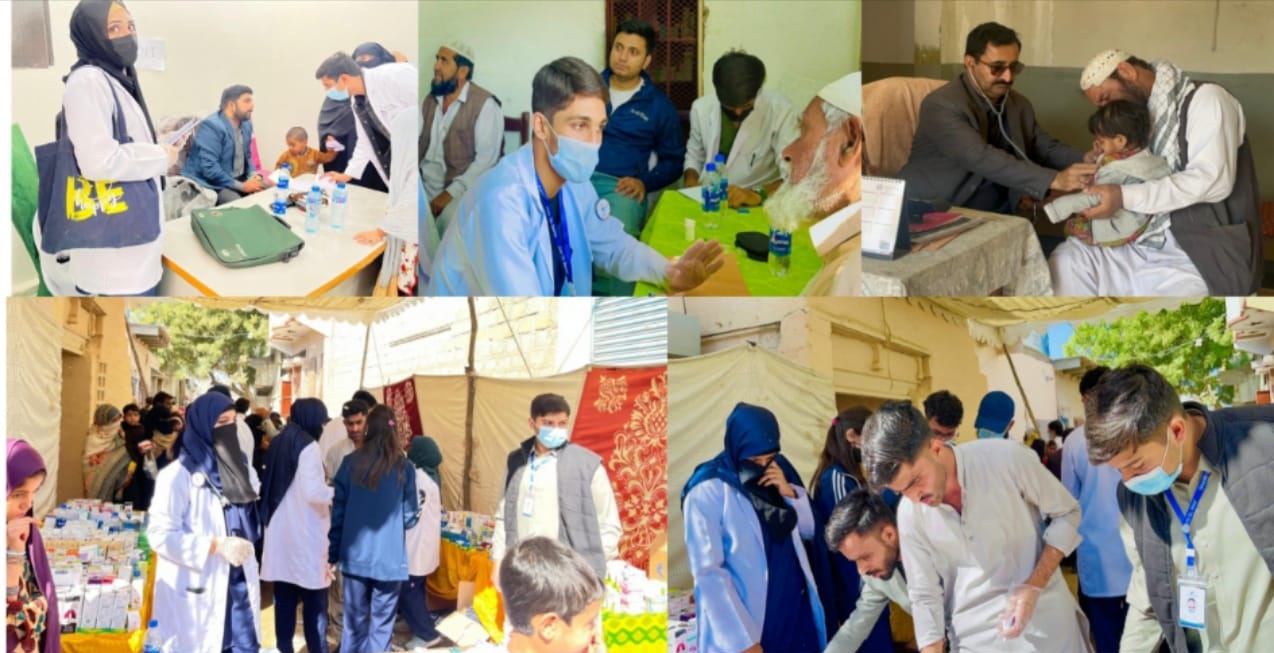 ملير جي فقيرا ڳوٺ ۾ جي ٽي ايس ڪمس چيپٽر جي تعاون سان مفت ميڊيڪل ڪيمپ لڳائي وئي