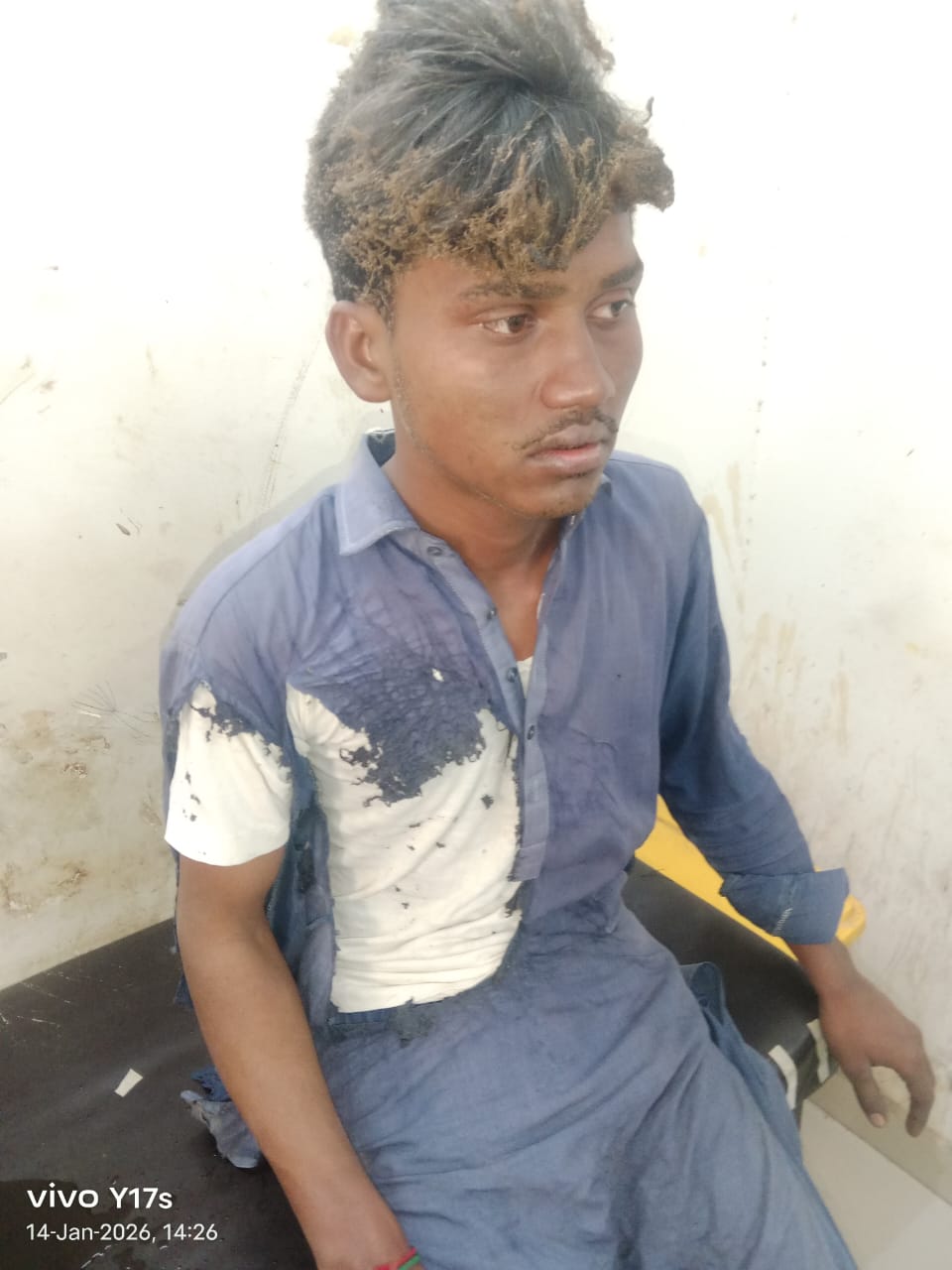 عمرڪوٽ ميرپورخاص روڊ تي دڪان ۾ گئس سلينڊر ڦاٽڻ، 4ڄڻا زخمي