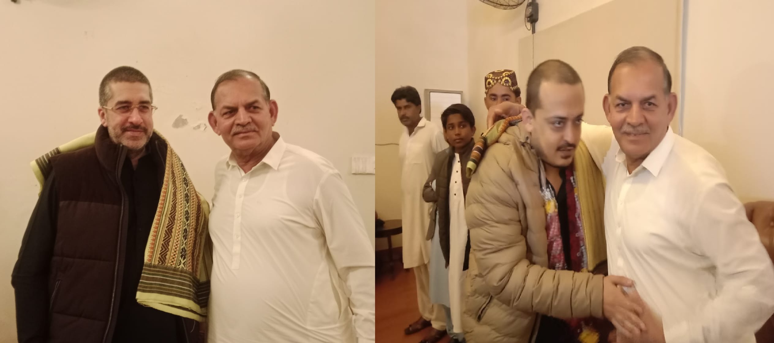 پ پ ايم پي اي نواب تيمور ٽالپر ۽ سندس پي اي عامر پٺاڻ کي عمري جي مبارڪن جو سلسلو جاري