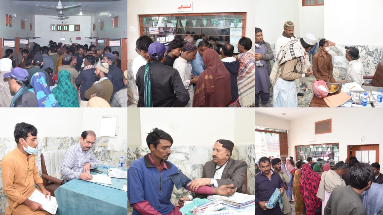 عمرڪوٽ ۾ غريب ۽ مستحق مريضن لاءِ ھڪ ڏينھن واري مفت ميڊيڪل ڪيمپ قائم