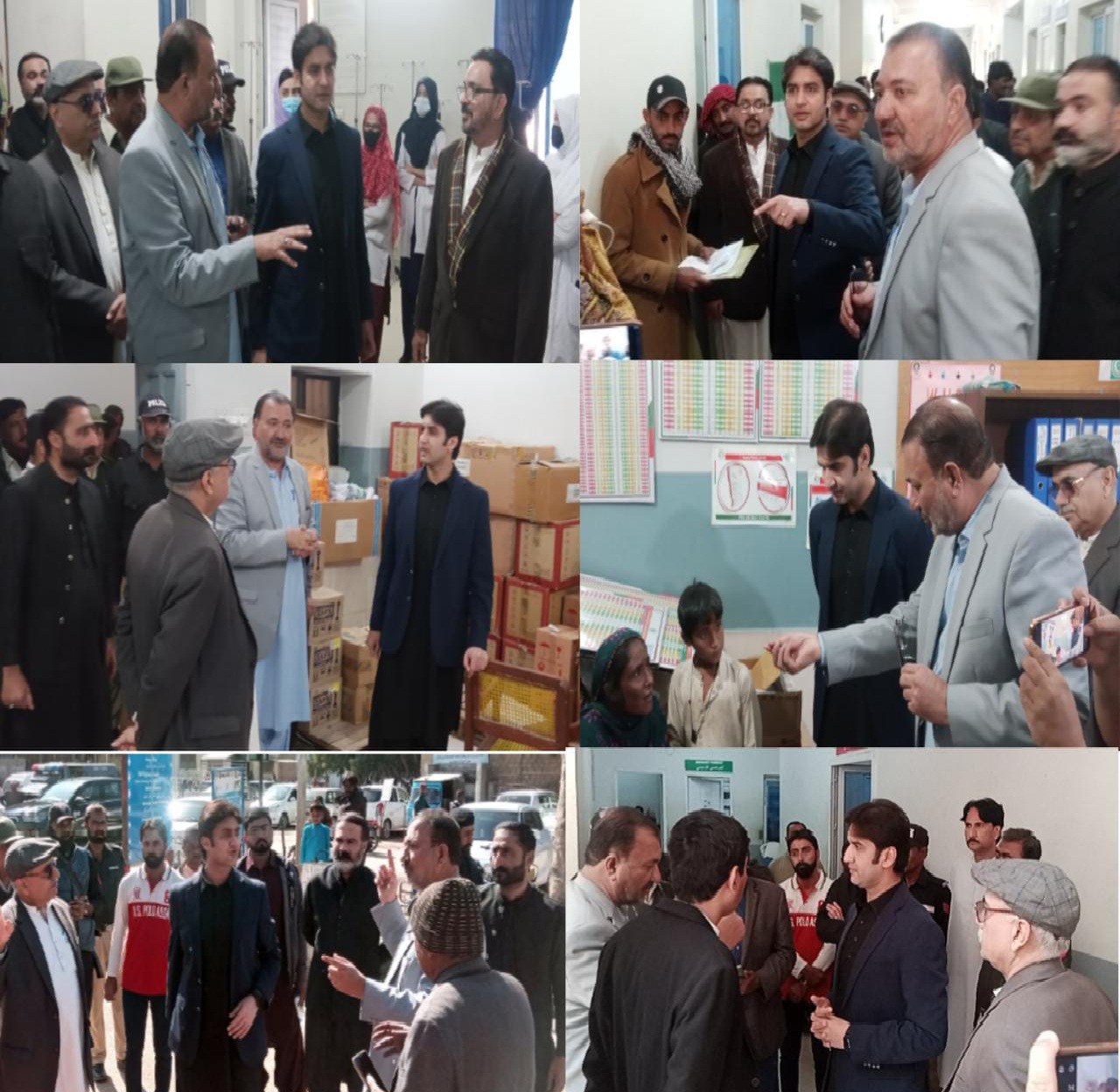 ڊپٽي ڪمشنر ٺٽو سرمد علي پاران سول اسپتال جو تفصيلي دورو