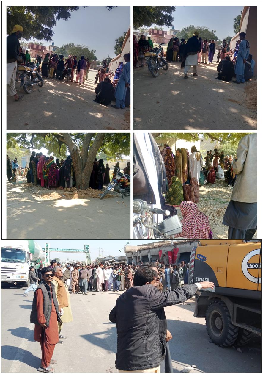 ٹھٹھہ: پیرا میڈیکل اسٹاف ایسوسی ایشن یونٹ جھِرک کی جانب سے احتجاج جاری