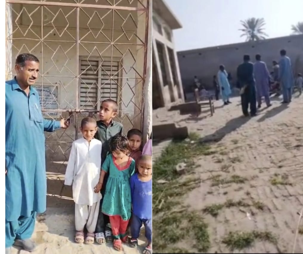 نوشهروفيروز ۾ ڳوٺ بهرام سولنگي واسي استاد علي گل سولنگي جو ٽئين ڏينهن به احتجاج