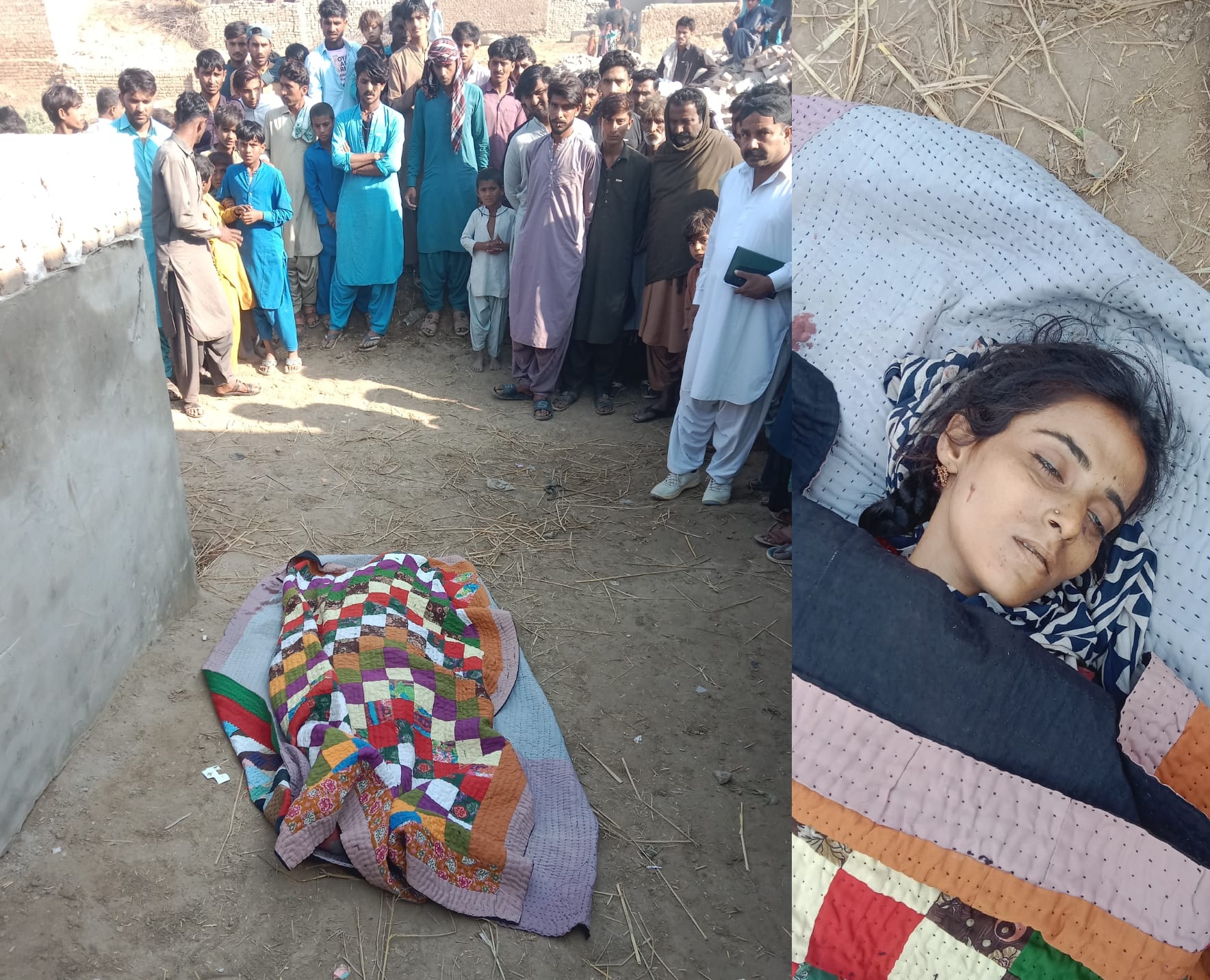 نئون ڳوٺ ڀرسان مبينا ڪارنهن الزام هيٺ نوجوان ناري قتل