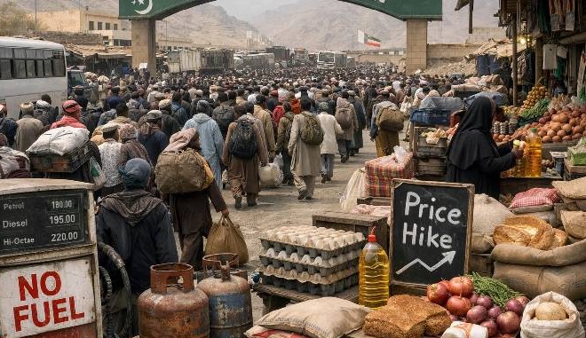 تفتان سرحد سے ہزاروں پاکستانی واپس، کشیدگی کے باعث تیل و اشیائے خوردونوش مہنگی