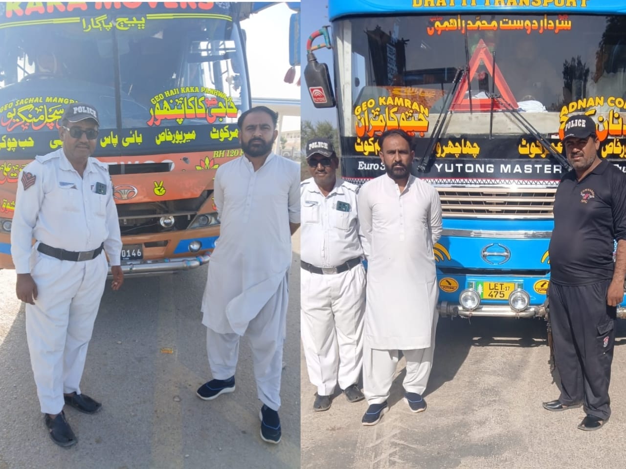 عيدالفطر تي مسافرن جي سهولت لاءِ ضلعي ريجنل ٽرانسپورٽ اٿارٽي عمرڪوٽ طرفان گڏيل چيڪنگ مهم شروع