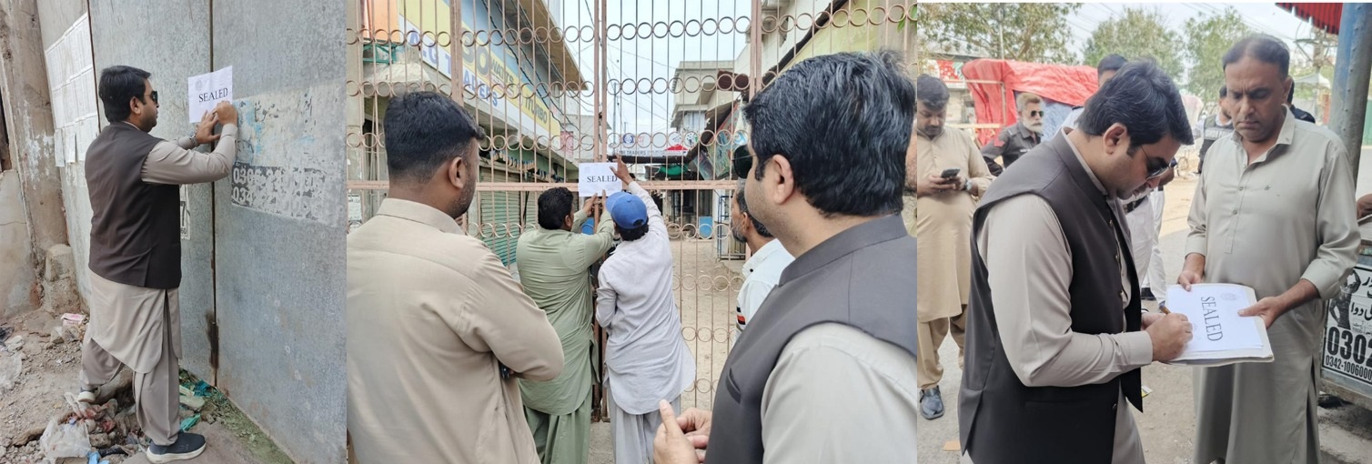 کمشنر کراچی سید حسن نقوی اور ڈپٹی کمشنر کورنگی ڈاکٹر مسعود بھٹو کی ہدایت پر فائر سیفٹی نظام کی عدم تعمیل پر بابر مارکیٹ کو سیل کردیا گيا