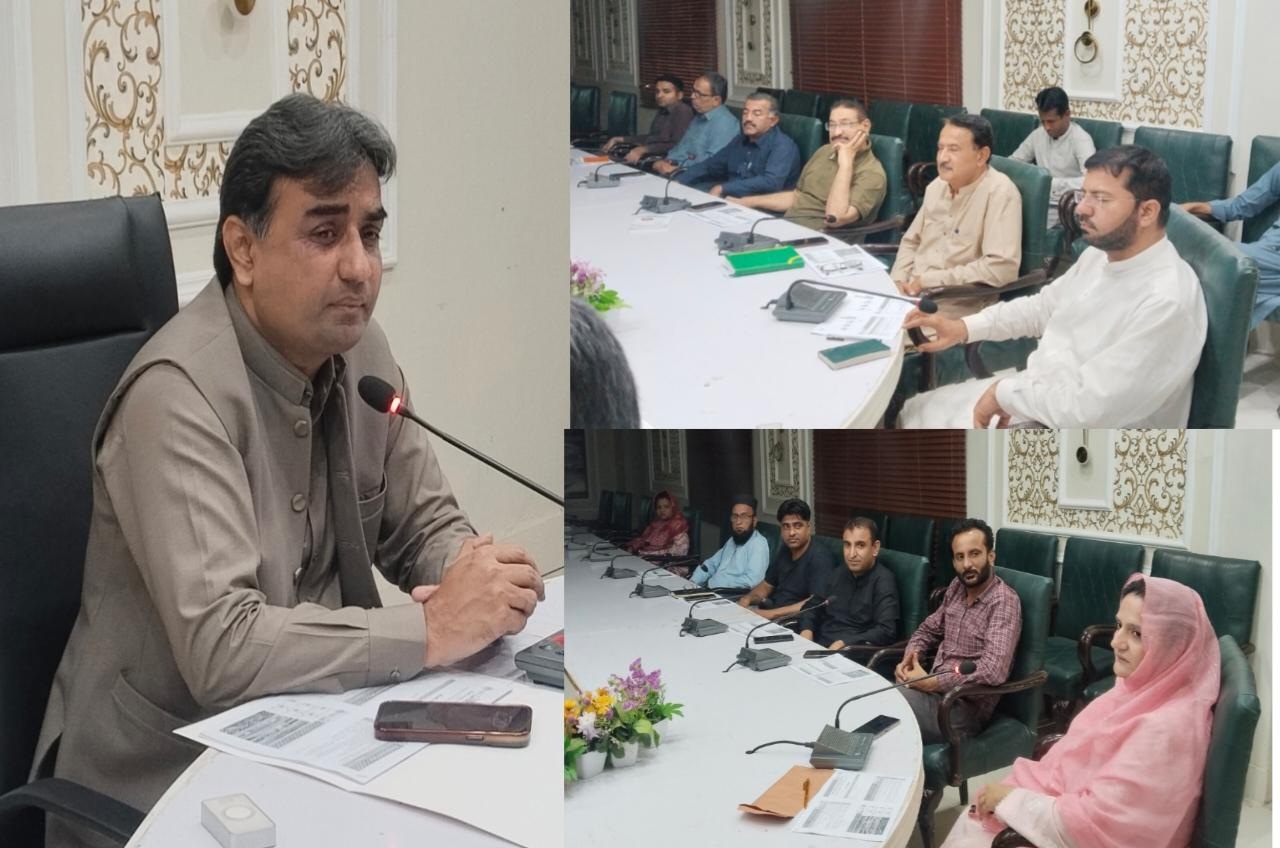 ڊپٽي ڪمشنر عمرڪوٽ جي صدارت هيٺ ڊسٽرڪٽ ڪوآرڊينيشن ڪاميٽي جو اجلاس