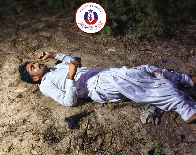 سجاول پوليس پاران هڪ ڏوهاري کي زخمي حالت ۾ گرفتار ڪرڻ جي دعويٰ