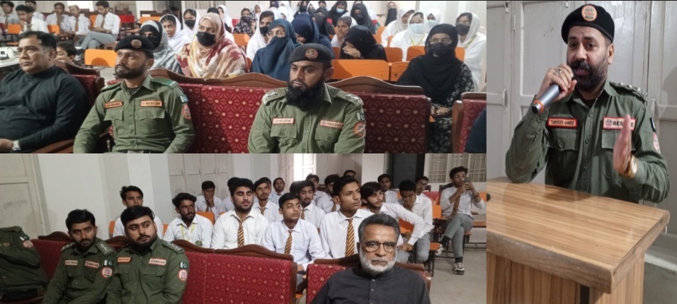 ھنڱورجا ۾ ايمرجنسي جي صورت ۾ مريضن کي فرسٽ ايڊ ڏيڻ بابت آگاهي پروگرام