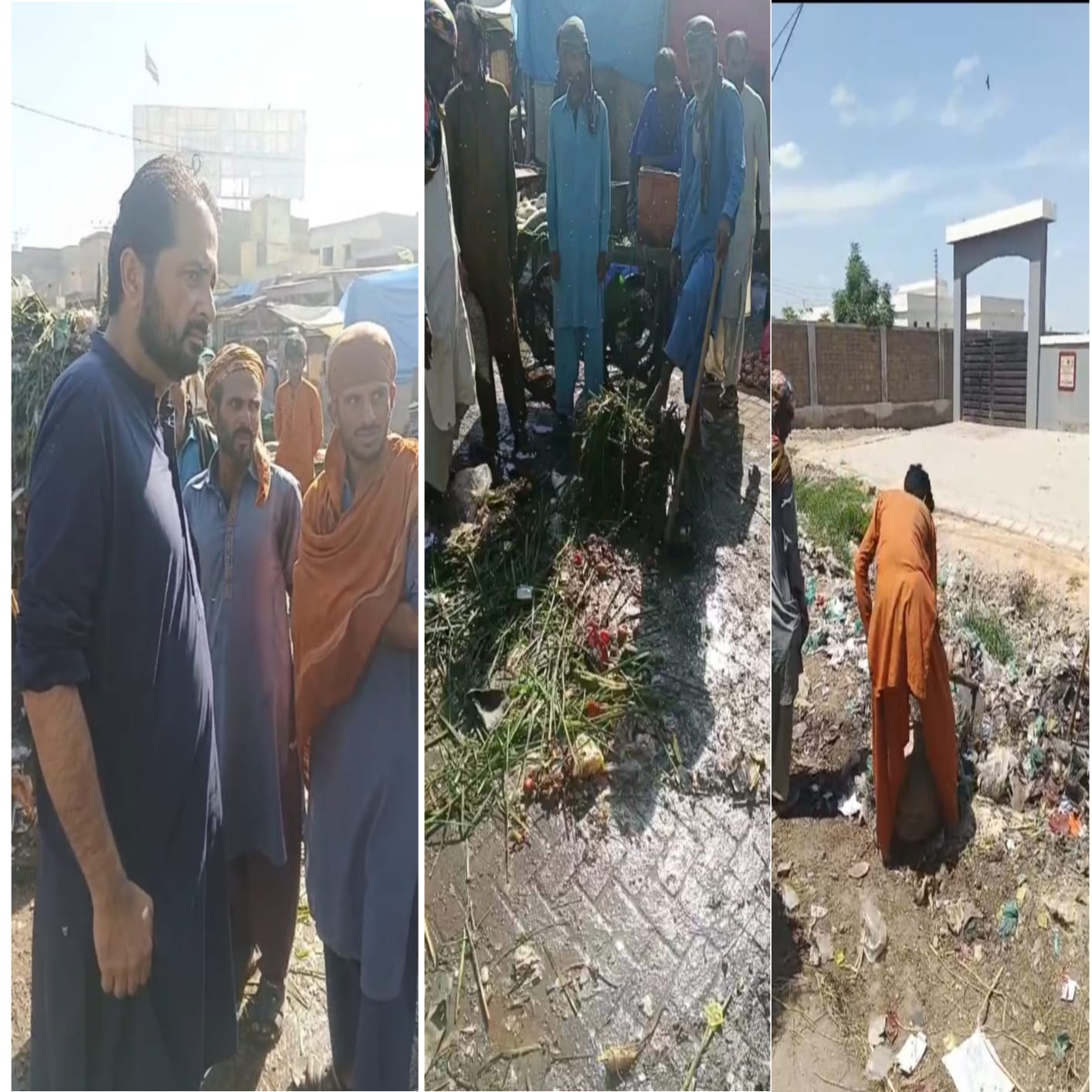 سجاول ۾ ٽائون چيئرمين سيد آفتاب شاھ شيرازي پاران شهر جو دورو